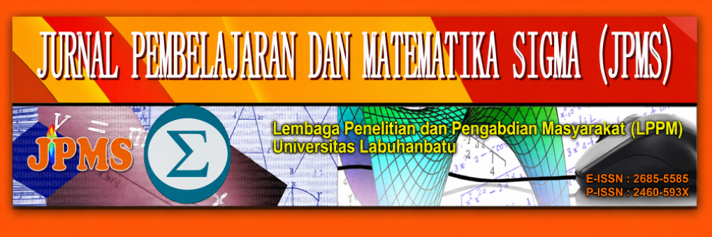JURNAL PEMBELAJARAN DAN MATEMATIKA SIGMA (JPMS)